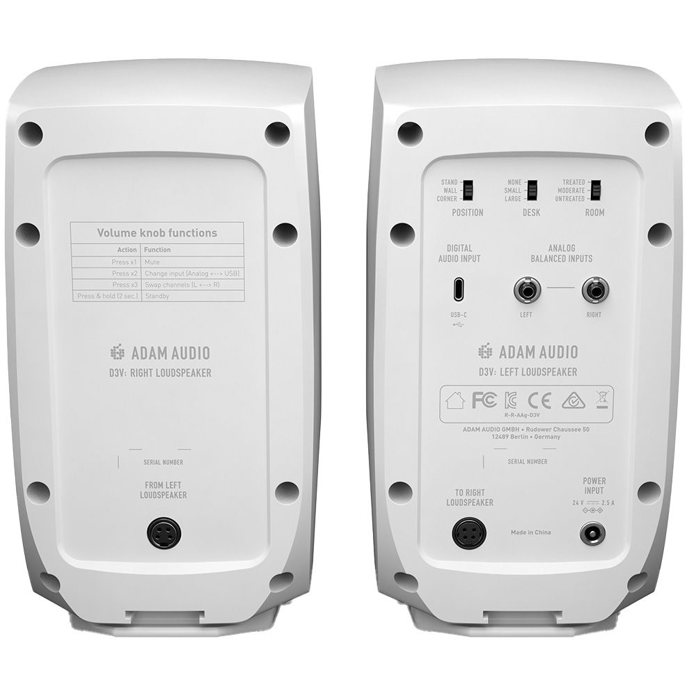 Adam Audio D3V Active Desktop Monitoring System - Image 2
