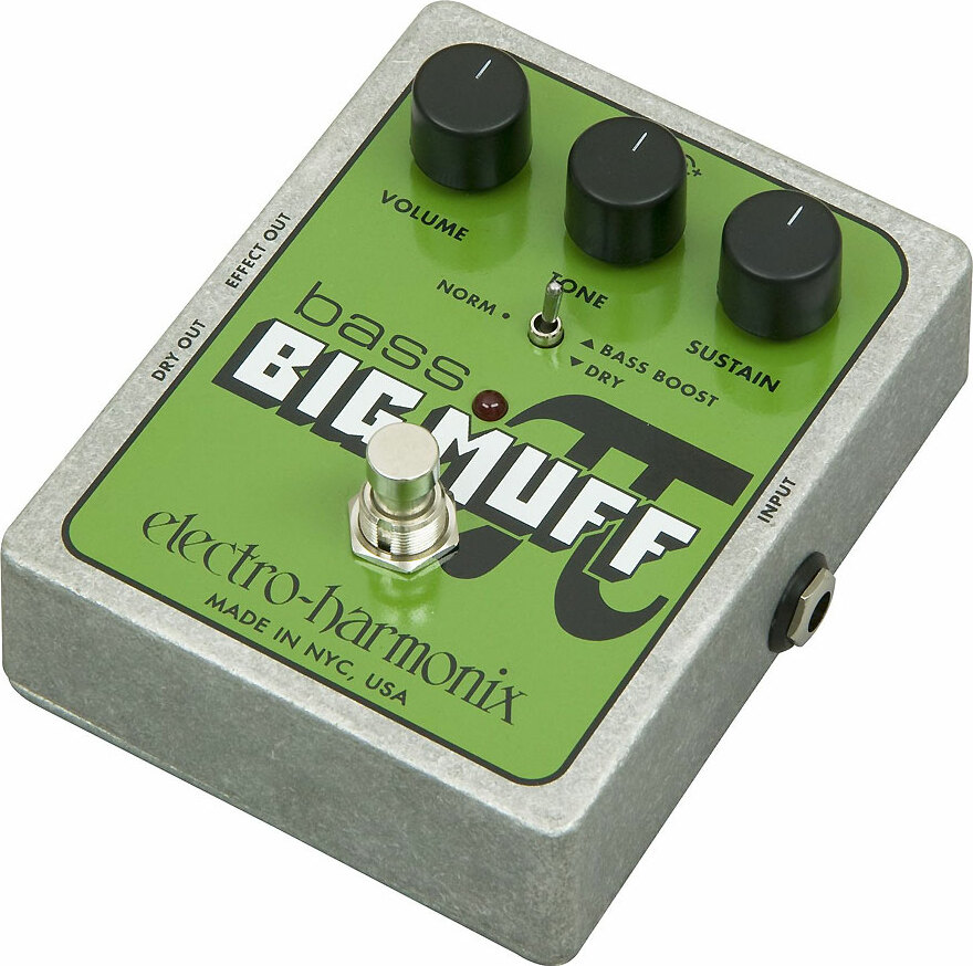 Electro Harmonix Bass Big Muff Pi Distortion Sustainer Bass Guitar Pedal