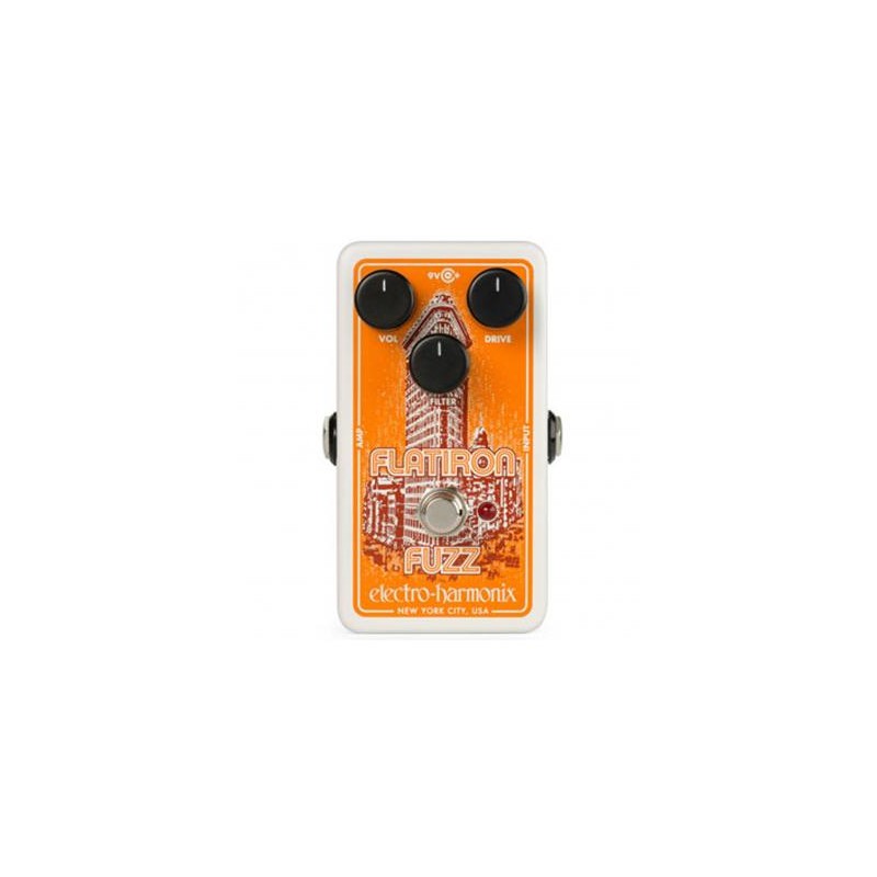 Electro Harmonix Flatiron Fuzz Classic Op-Amp Powered Fuzz/Distortion Guitar Pedal