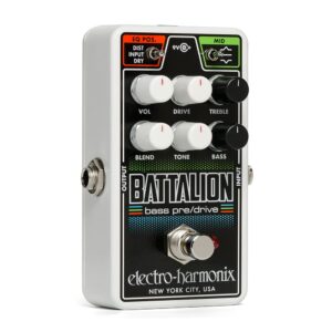 Electro Harmonix Nano Battalion Bass Preamp & Overdrive Guitar Pedal