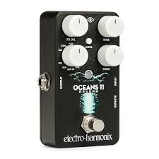 Electro Harmonix Oceans 11 Reverb Algorithms, and External Footswitch Input Guitar Pedal