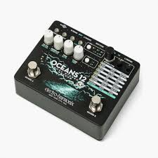 Electro Harmonix Oceans 12 Dual Stereo Reverb Guitar Pedal, 9.6DC-200 PSU Included