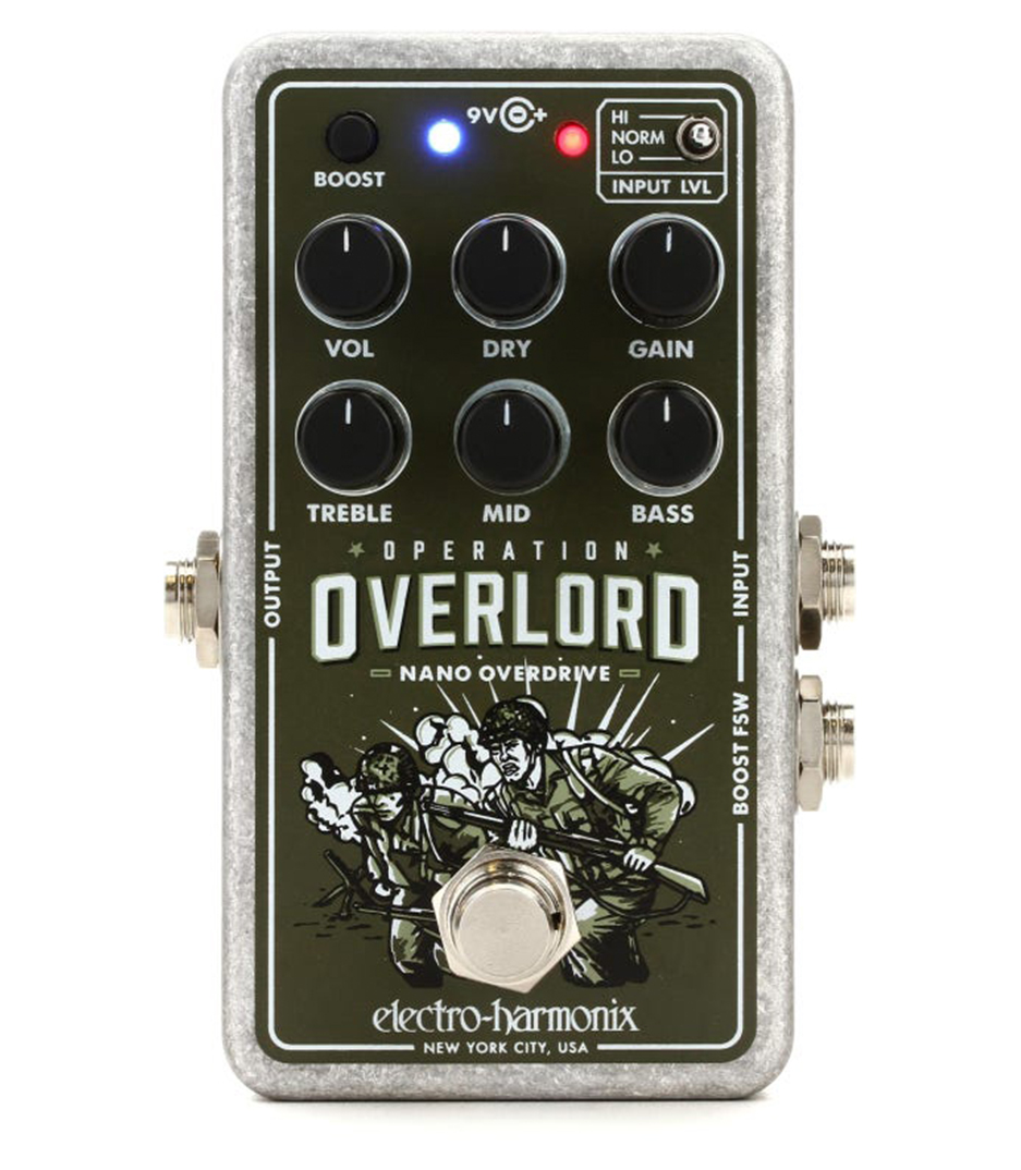 Electro Harmonix Nano Overload Nano Sized Operation Overload, Overdrive Pedal