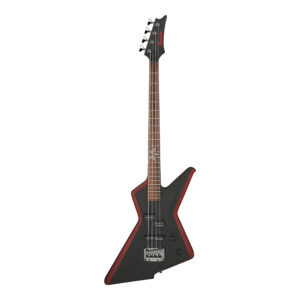 Ibanez Mdb5 Electric Bass Guitar With Case Oxblood Weathered Black