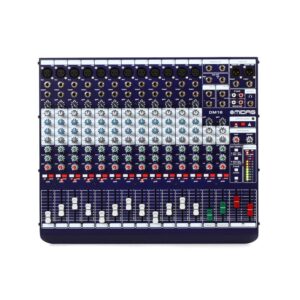 Midas DM16 16 Input Analogue Live & Studio Mixer with Microphone Preamplifiers Blue