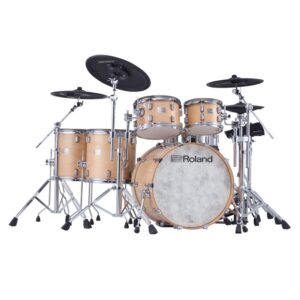 Roland VAD716 GN Electronic Drum Set – Gloss Natural