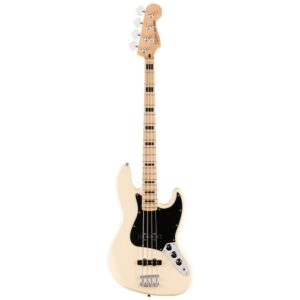 Fender 0378703505 Affinity Series Active Jazz Bass, Maple Fingerboard - Olympic White