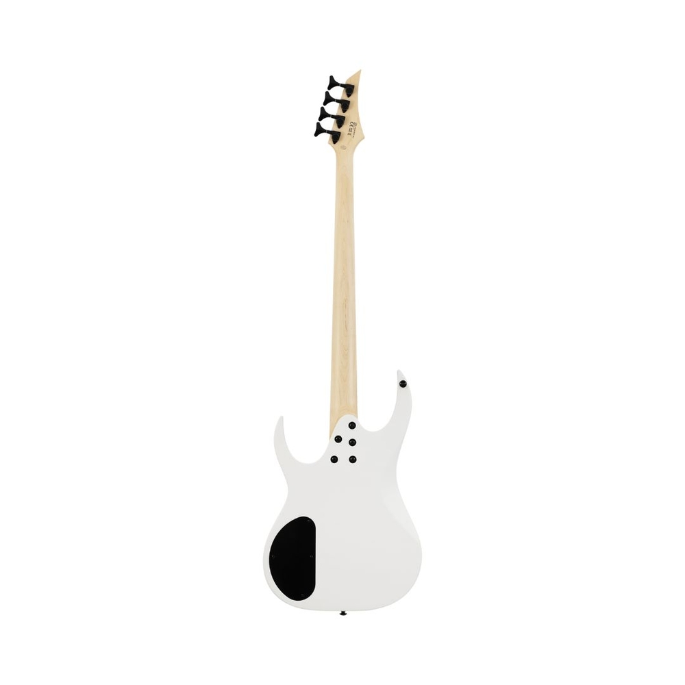 S by Solar AB4.4W Electric Bass Guitar – White - Image 3
