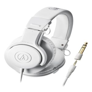Audio Technica ATH-M20X Professional Monitor Headphones – White