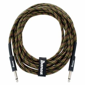 Ibanez SI20-CGR Woven Guitar Cable with 2 Straight Plugs