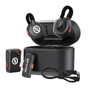Hollyland Lark M2S Combo Wireless Microphone System – Black