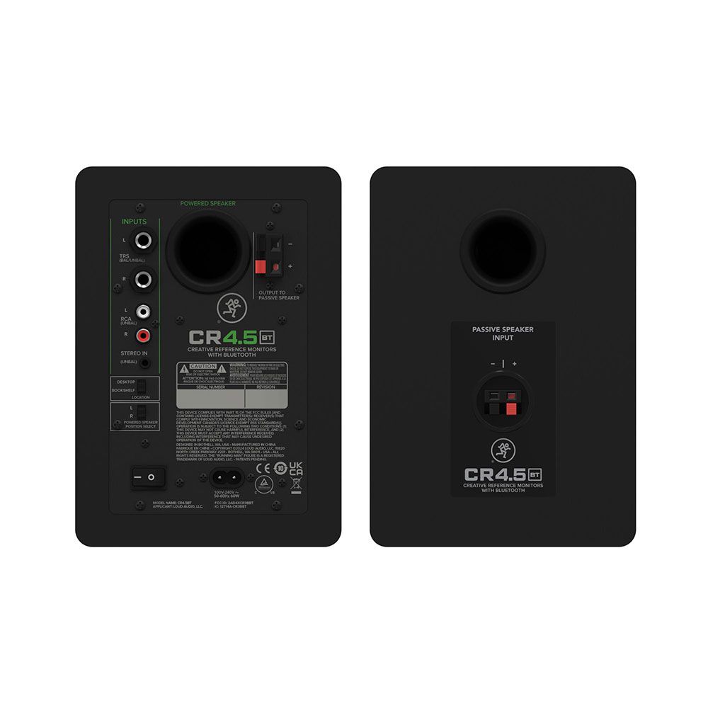 Mackie CR4.5 Series 4.5" Powered Studio Monitors w/ Tone Control - Image 2
