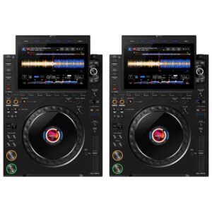AlphaTheta CDJ3000X Professional DJ Media Player Pair (Black)