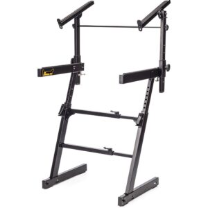 Hercules Autolock Z-Keyboard Stand with Tier