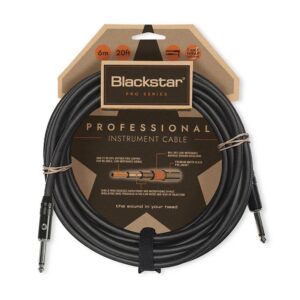 Blackstar 6 Meters Professional Instrument Cable Straight ¼” Jack to Straight ¼” Jack