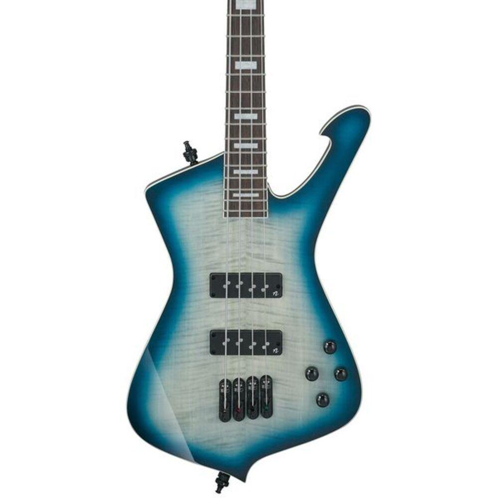 Ibanez Iceman ICB720FM-CBS Electric Bass Guitar w/Bag - Cosmic Blue Starburst - Image 2