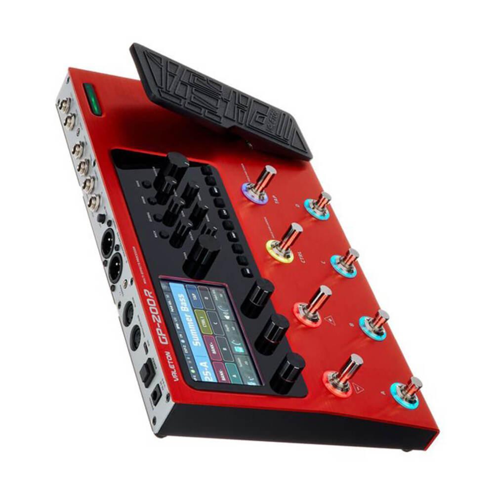 Valeton GP-200R Multi-Effects Processor Red Finish , (with 9V power supply) - Image 3