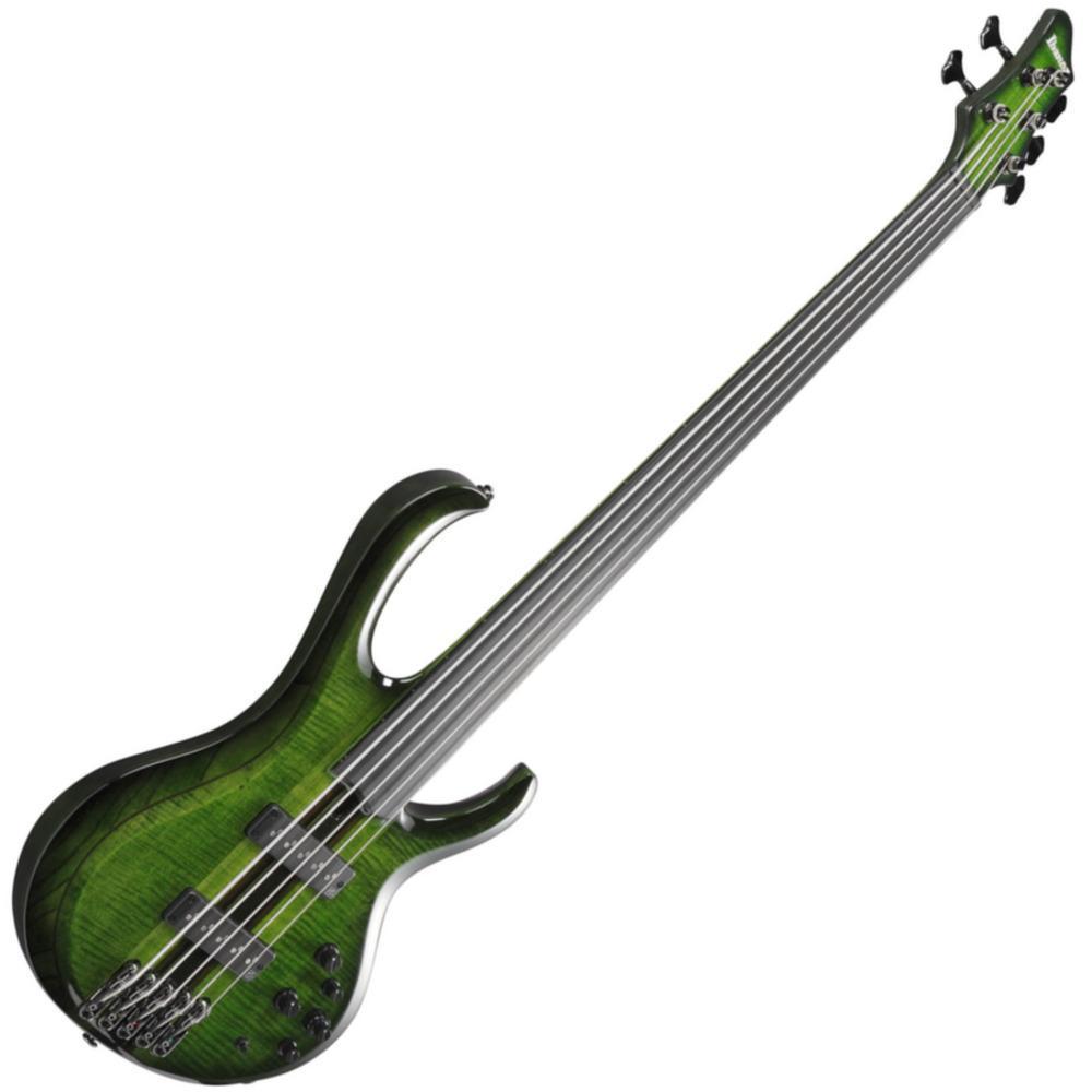 Ibanez SDGB1-DMT Steve Di Giorgio Signature Fretless - Dark Moss Burst - Image 2