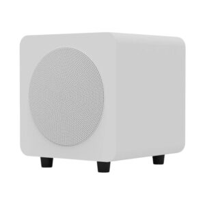 Kanto SUB6 200W 6" Sealed Powered Subwoofer, Matte White Grille