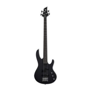 ESP LTD B-10 Series 4-String Electric Bass, Black Satin Finish, ESP Gig Bag Included