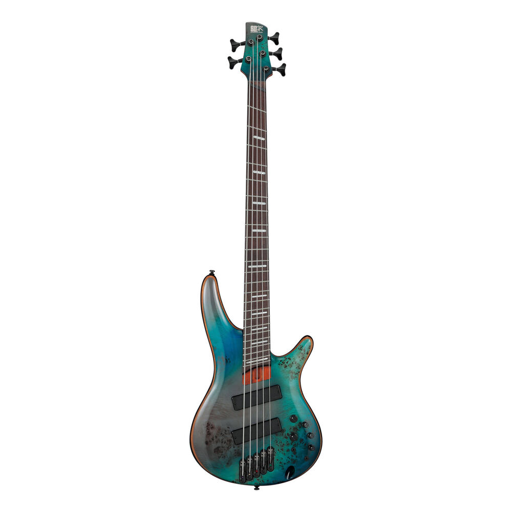 Ibanez SRMS805-TSR 5-String Multi-Scale Bass Guitar - Tropical Seafloor