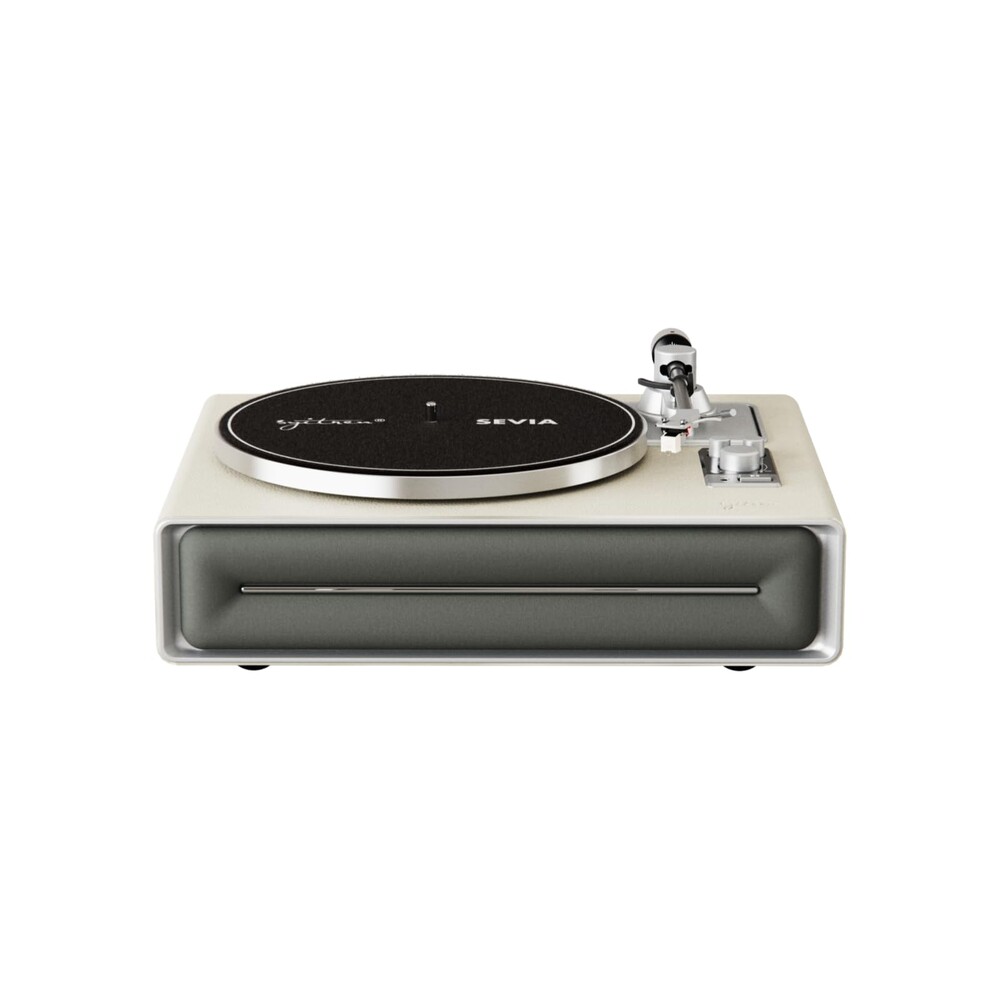 Syitren SEVIA Leather-Wrapped All-in-One Turntable