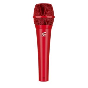SE Electronics V7 Supercardioid Dynamic Vocal Microphone – Red
