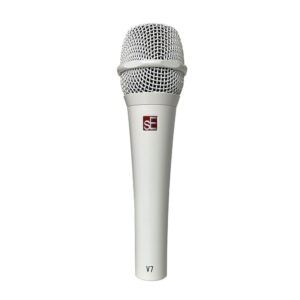 sE Electronics V7 Supercardioid Dynamic Vocal Microphone – White