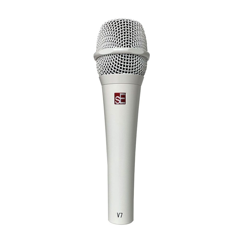 sE Electronics V7 Supercardioid Dynamic Vocal Microphone – White