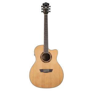 Washburn AG70 Apprentice Series Grand Auditorium Shape Eletro-Acoustic Guitar Natural Color